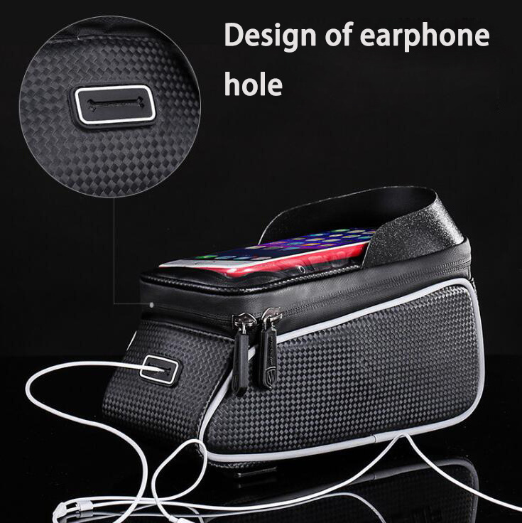 Multifunction Bike Accessories Waterproof Sunshade Bike Handlebar Bag Phone Holder Large Storage Space Bags For Bikes