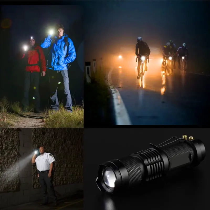 UV LED Flashlight Mini LED Torch 395nm Blacklight Wavelength Violet Light Zoomable Pet Urine Scorpion Feminine Hygiene Detector