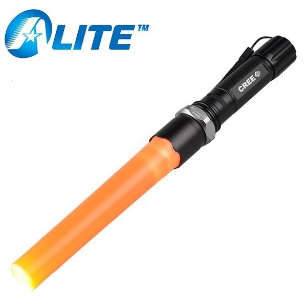 LED Traffic Baton with Safety Light Reflective Traffic Baton for Better Visibility Signal Rechargeable Signal Wand Flashlight