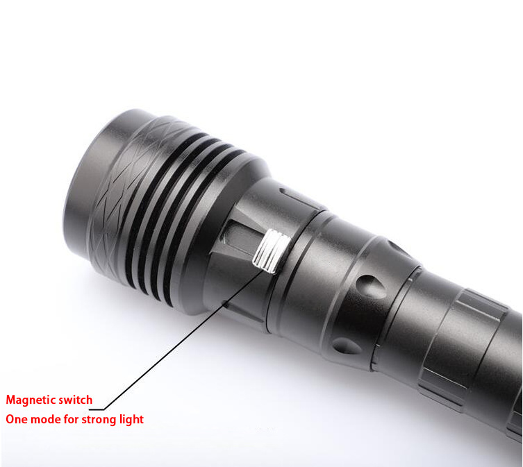 Deep Sea 100M Dive Lamp P50 LED Diving Flashlight Most Powerful Rechargeable Battery 3000 Lumens Diver Flashlight For Diving