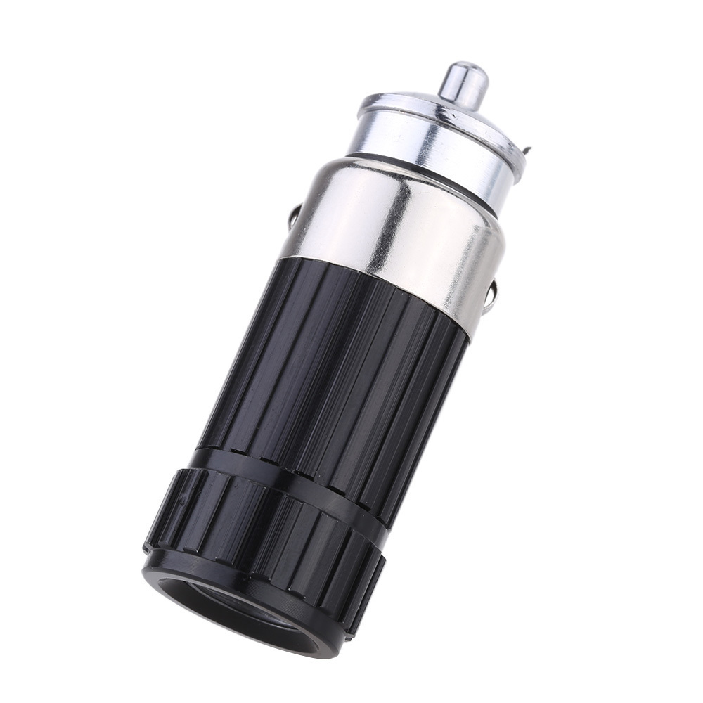 Factory Promotional Portable Car Cigarette Rechargeable Lighter Flashlight Mini 0.5W 3.6V Car Charging Torch Flash Light