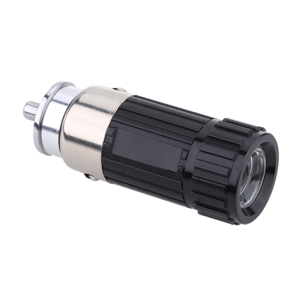 Factory Promotional Portable Car Cigarette Rechargeable Lighter Flashlight Mini 0.5W 3.6V Car Charging Torch Flash Light