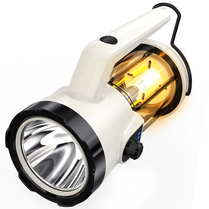 New High Quality 3500LM 1500m Long Range Emergency Lamp  Hand Searchlight Flashlight Led Lantern Camping Light