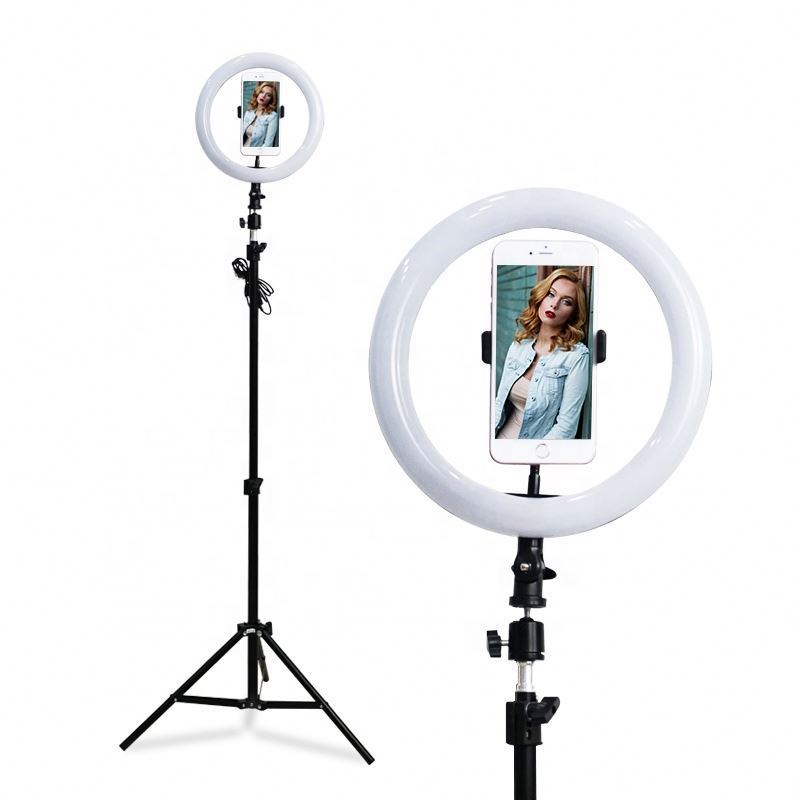 6 in-12 in Remote Control LED Dimmable Selfie Ring Light With Stand And Phone Holder For Live Stream Tiktok YouTube Video