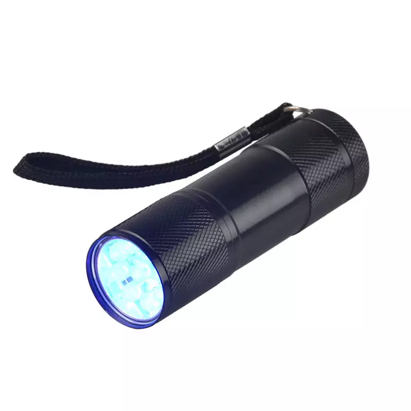 Cheap Promotional Aluminum Led Mini UV Blacklight Torch 395NM Flashlight Detector for Pets Urine and Stains