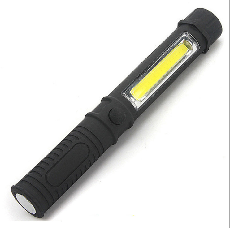 COB LED Work Flashlight Multi-Function Pocket Pen Light Inspection Work Torch Light with Magnetic Base and Clip