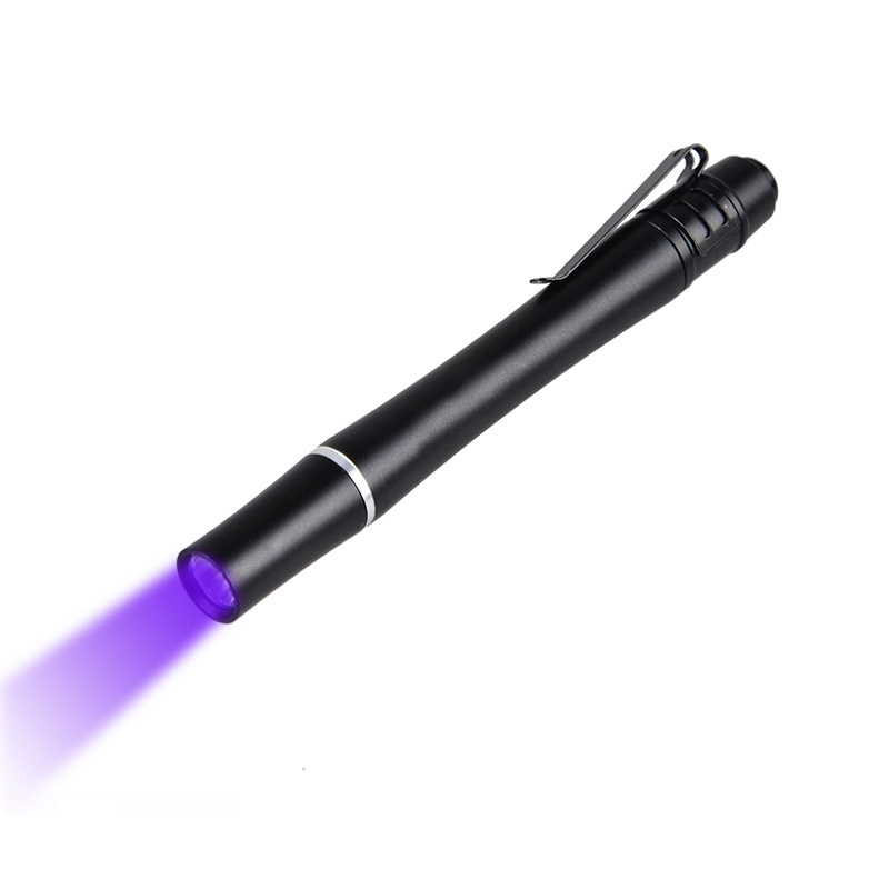 UV Pen Torch 365NM Black Light Flashlight for Cat Dog Pet Urine Detection, Money Verification, Jewelry Detection