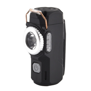 Mini Portable Pen Clip Flashlight Arc Ignition Cigar Torch Wind Proof Arc Usb Rechargeable Mini Torch Lighter