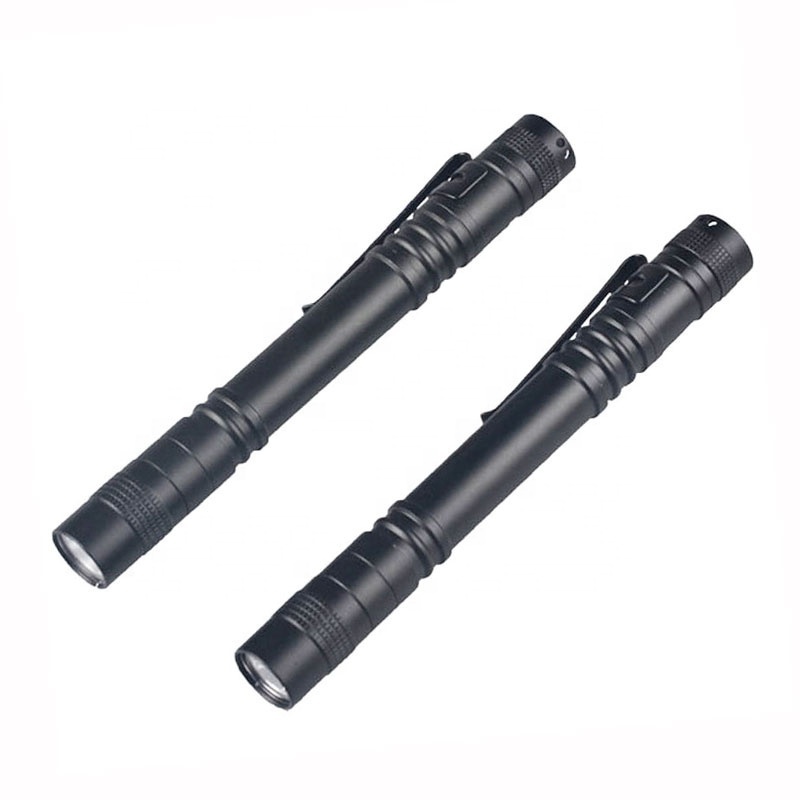 Mini Led Pen Light 3W Promotion Gift  Tactical 395nm UV Pocket  Pen Flashlight With Clip for Inspection, Work, Emergency