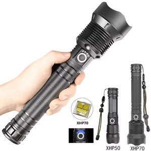 Super Bright High Intensity Torch 100000 Lumens High Power Touch Light Led Flashlight Torch Led Waterproof Flashlight  IP65