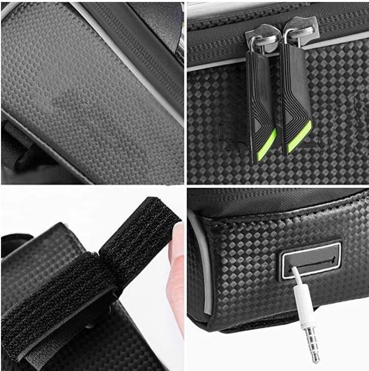 Multifunction Bike Accessories Waterproof Sunshade Bike Handlebar Bag Phone Holder Large Storage Space Bags For Bikes