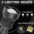 Big Torch Light Black Convoy Zoomable Flashlight Xhp70 Led Custom Torch Lighters