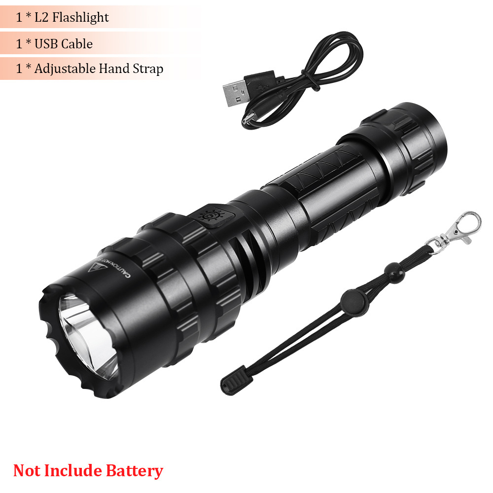 Durable Tactical Flash Light Rechargeable Portable T6 Led Explosion Proof Flashlight led hunting lights flashlight