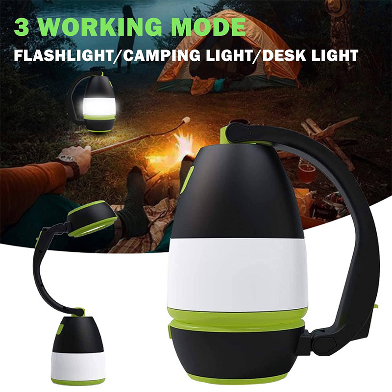 Portable Rechargeable Led Camping Table Light Outdoor Handheld Lantern With USB Charging For Emergency Desk Lamp Party Hiking