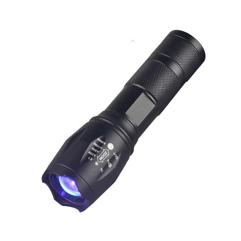 Best Selling High Power Ultra Violet Led Torch  365nm 395nm UV Flashlight for Night Hunting