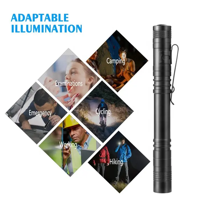 Hot Sales Pocket Pen Flashlight Torch 395nm UV Penlight 3W Mini UV LED Pen UV Flashlight Profession