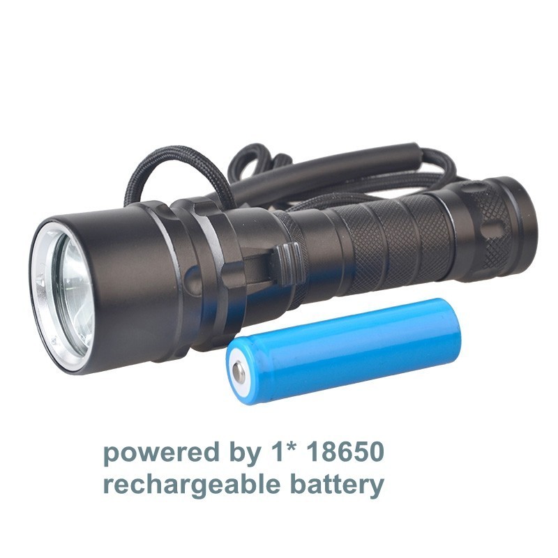 Best Diving Flashlight Rechargeable Battery nemo 1000 Lumen IP68 Waterproof Diving Torch Light Underwater More Than 50 meters