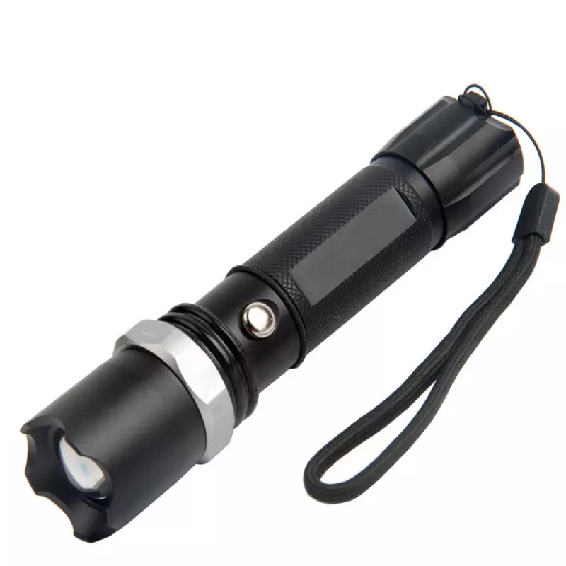 Factory Cheap Price Zoomable Powerful xpe led Security Rechargeable Linterna Torch High Lumen Rotary Zoom 1101 Flashlight