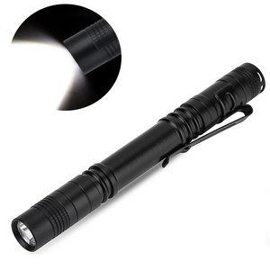 LED Mini Pen Flashlight Waterproof Pocket Torch with Clip Small Flashlights For  Inspection Work Emergency Car Repairing