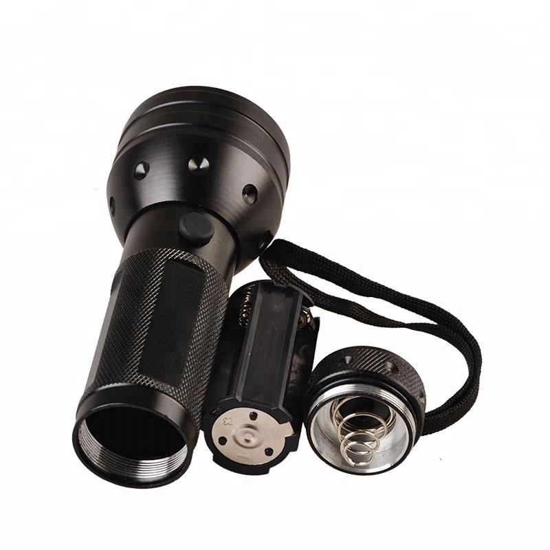 Portable Aluminum 395nm Blacklight 51 LED UV Torch For Pet Urine