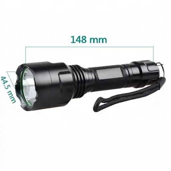 Powerful Hunting Rechargeable Blacklight 395nm 365nm 10w Convoy C8 UV Flashlight Torch For Gems Catch Scorpion