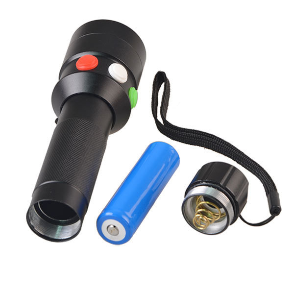 Specialized 3 Models Long Range Torch Railway Signal LED Rechargeable Flashlight