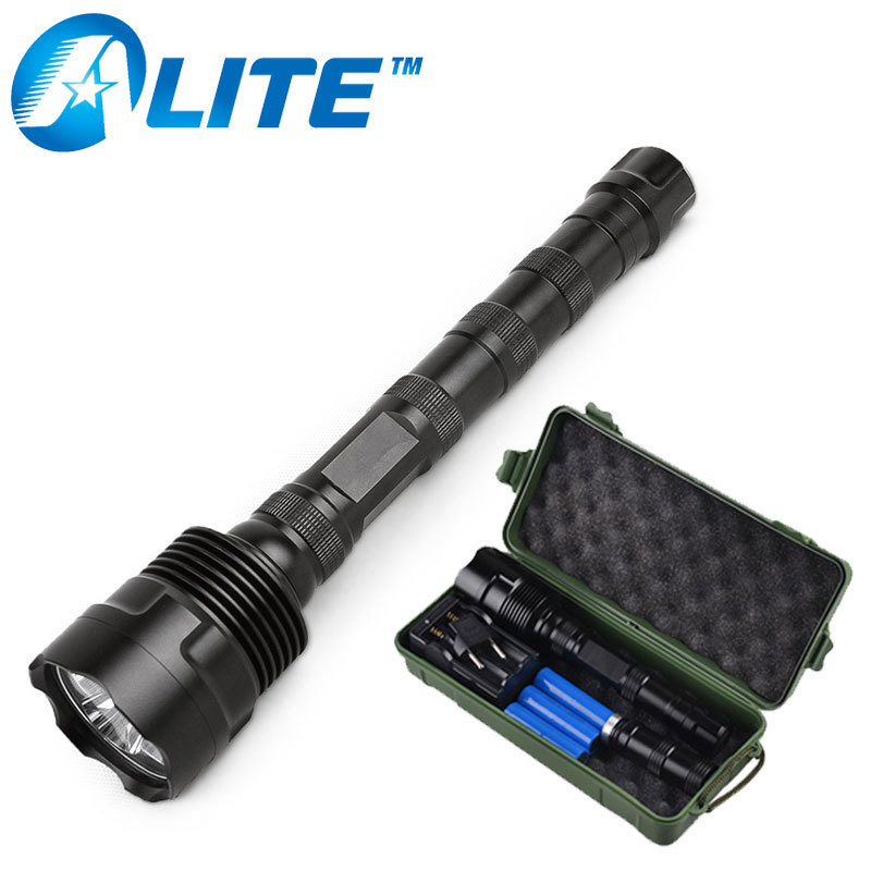 Heavy Duty Torch Light 3X T6 LED Super High Powered Flashlight with 3000LM