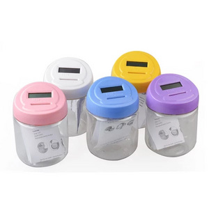 Plastic Digital Coin Electronic Piggy Bank for Kids