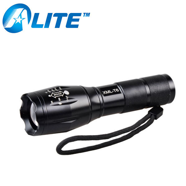 Wholesale 2 Pack G700 Waterproof 5 Modes 10W XML T6  LED Zoom Tactical Flashlight For Camping Home Emergency