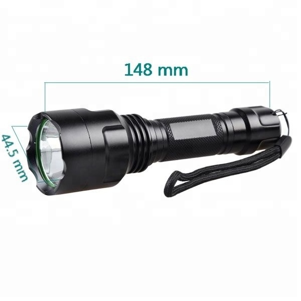 Brightest Waterproof Red Light Torch 1000 Lumens Long Range Red Hunting Light Night Vision Red LED Flashlight