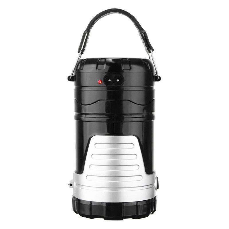 High Quality Outdoor Plastic Emergency Torch Light USB Rechargeable LED Camping Lantern Lights Solar Powered