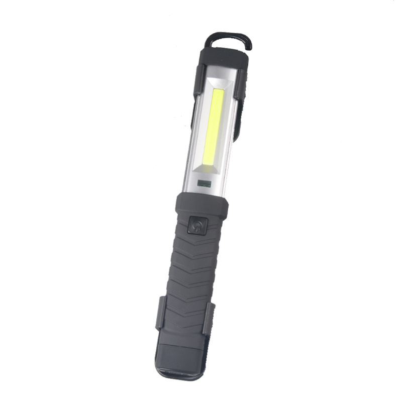 Super Bright Rechargeable 3W LED Car Repair Flashlight Portable Magnetic Inspection COB LED Work Light With Removable Hook