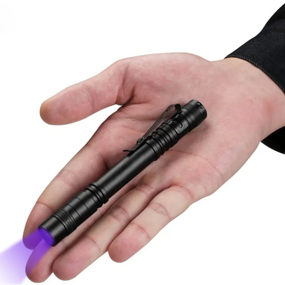 Hot Sales Pocket Pen Flashlight Torch 395nm UV Penlight 3W Mini UV LED Pen UV Flashlight Profession