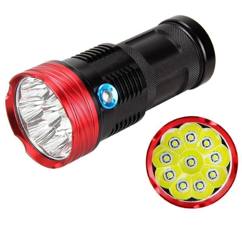 LED Tactical Flashlight 3km long Rang Torch Flash Light Led 5000 Lumen Torch Light