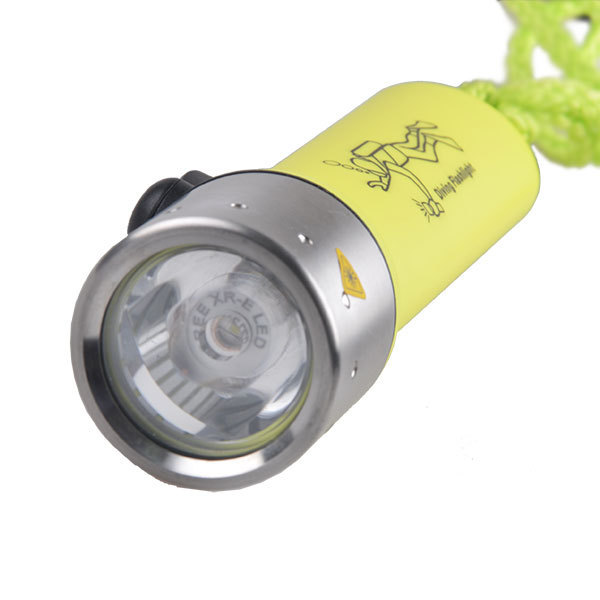 ABS plastic AA battery under water scuba professional diving led flashlight torch