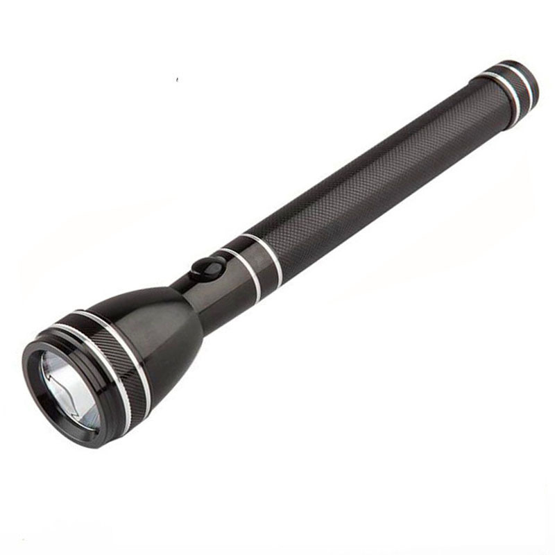 Handheld Water Proof Flashlight Long Beam Self Defense Supplies Tactical Hunting Geepas Torch