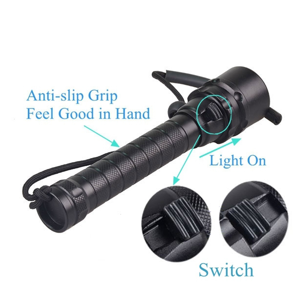 High Lumen Underwater Most Powerful Professional Diving Light 4000 Lumens 3*XM-L2/T6  Diving Led Flashlight Waterproof