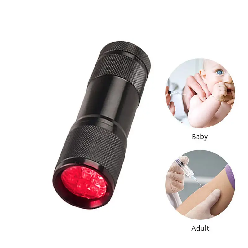 Reading Astronomy Star Maps Preserving Night Vision 625nm 9 Red LED Flashlight