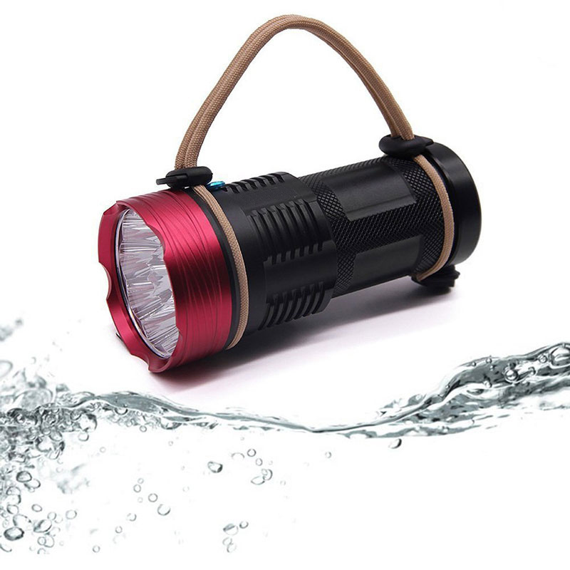 Super Bright Strong Light Flashlight Torch 10000 Lumens T6 Aluminum Body Flash Light