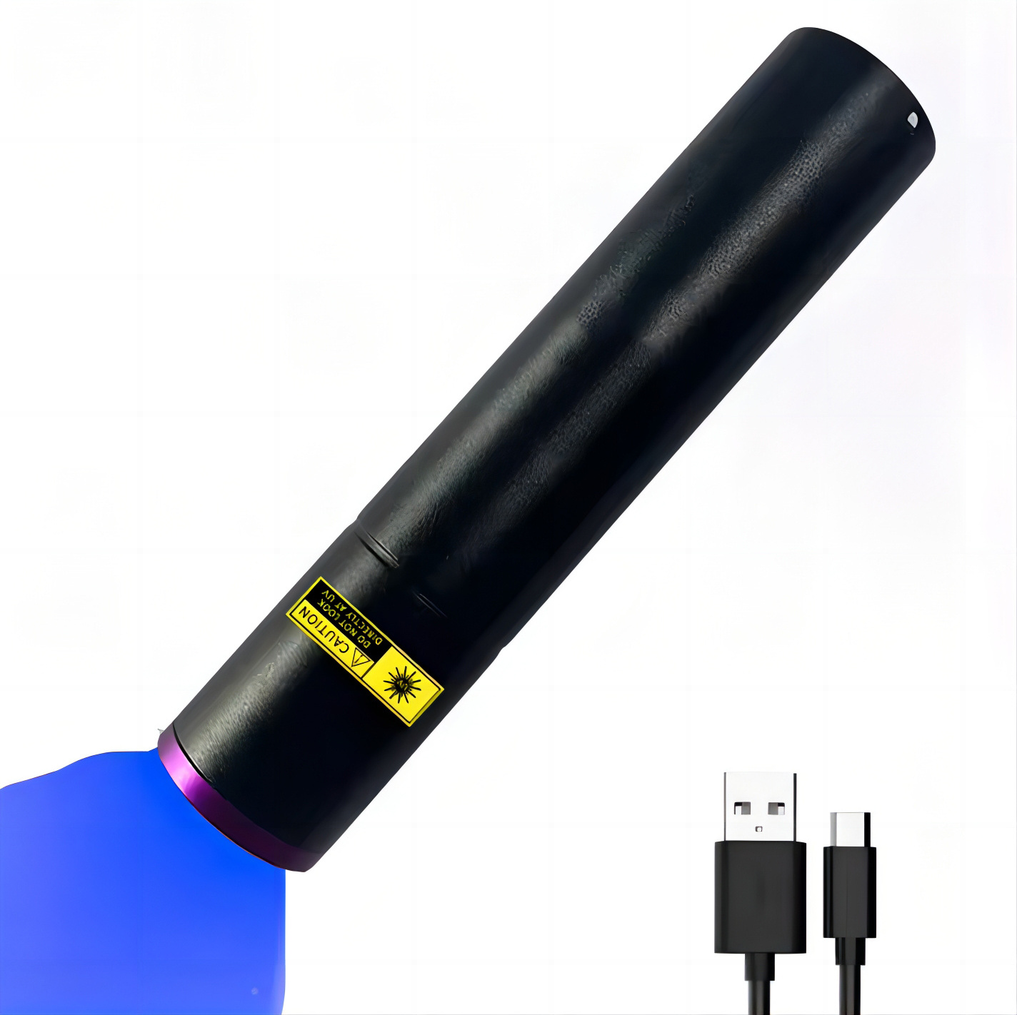 5W UV Flashlight  365nm Rechargeable  Black light Flashlight USB Rechargeable UV Torch