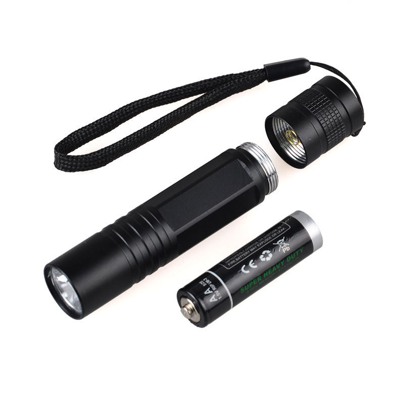 AA Battery Super Bright EDC 0.5W LED Pocket Cheap Mini Flashlight