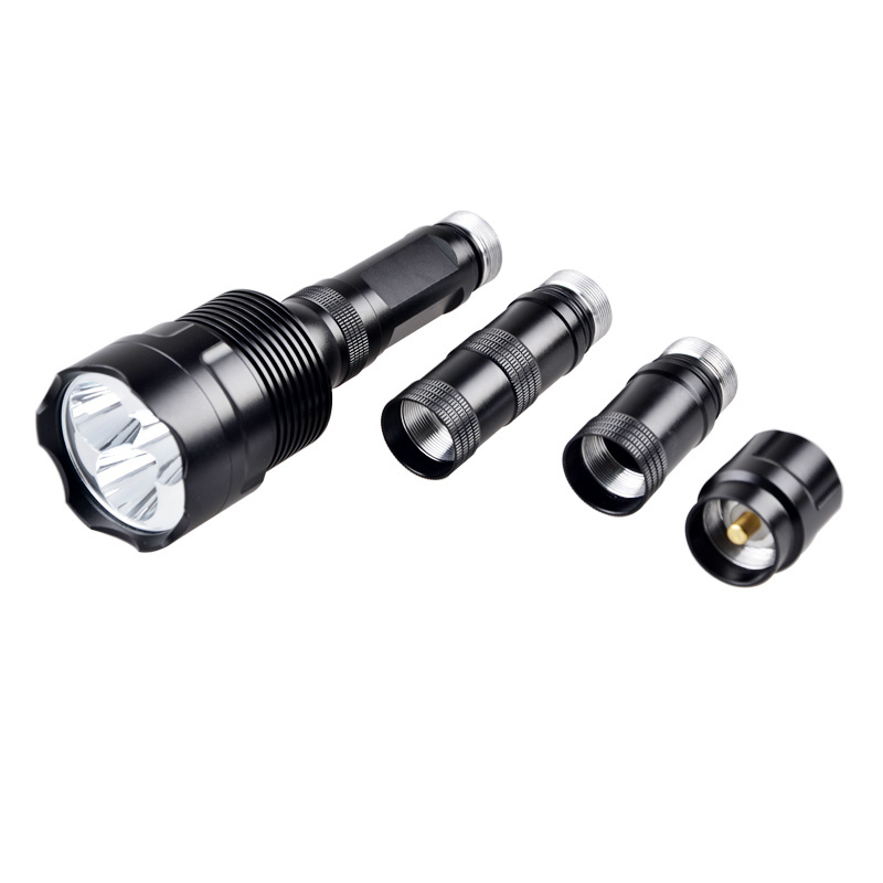 Heavy Duty Torch Light 3X T6 LED Super High Powered Flashlight with 3000LM