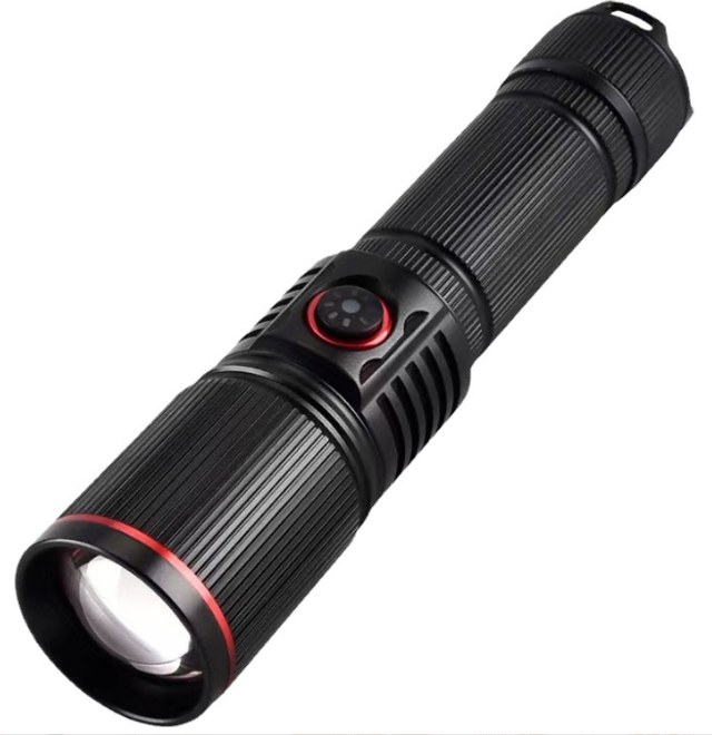 High Lumen Infinitely Dimmable Super Bright USB Flash Light Type C Rechargeable White Laser LED Flashlights With 5 Modes