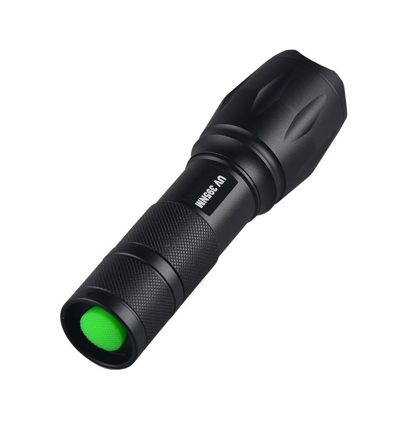 Best Selling High Power Ultra Violet Led Torch  365nm 395nm UV Flashlight for Night Hunting