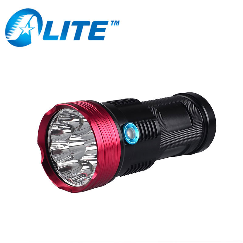 Super Bright Strong Light Flashlight Torch 10000 Lumens T6 Aluminum Body Flash Light