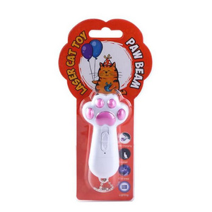 Funny cat Pointer Exercise Interactive Pet Toy 3-in-1 Charging Cat Paw Shape Laser Pointer Pen Interactive Cat Toy