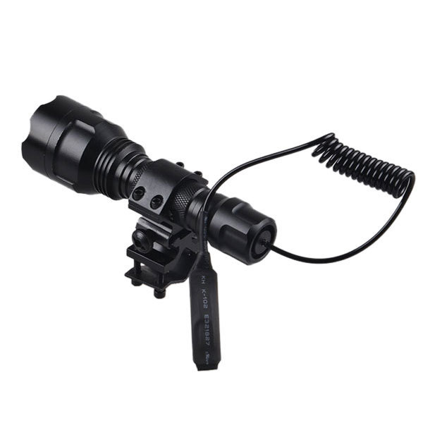 C8 Hunting torch T6 LED Light Aluminum Hunting Torch Light With Mount