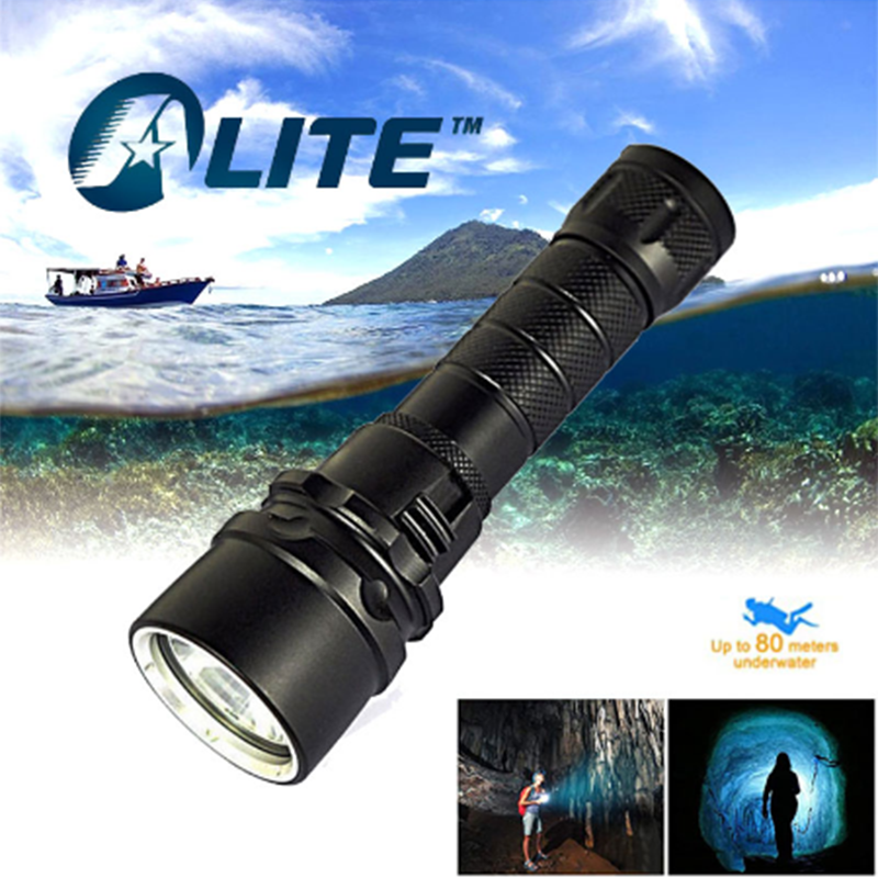 Best Diving Flashlight Rechargeable Battery nemo 1000 Lumen IP68 Waterproof Diving Torch Light Underwater More Than 50 meters