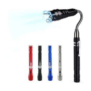 Telescopic Pickup Tool with LED Flashlight Adjustable Magnetic Head  Extensible Rod with 360 Deg