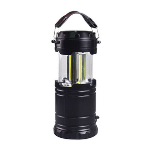 Solar Camping Lantern Portable Tent Camping Light Powerful Battery Magnetic Foldable Hanging Hook For Emergency Hiking Campsites